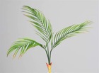 Piquet de 3 feuilles de palmier phoenix artificielles h 60 cm d 60 cm