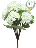 Bouquet de fleurs de viorne artificielles, 5 têtes, h30cm crème - best - couleur