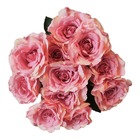 Bouquet de 11 roses artificielles parfumées saint valentin tendresse h 75 cm