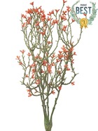 Jasmin artificiel en branche, 4 ramures, h 44 cm, rose soutenu - best - couleur: