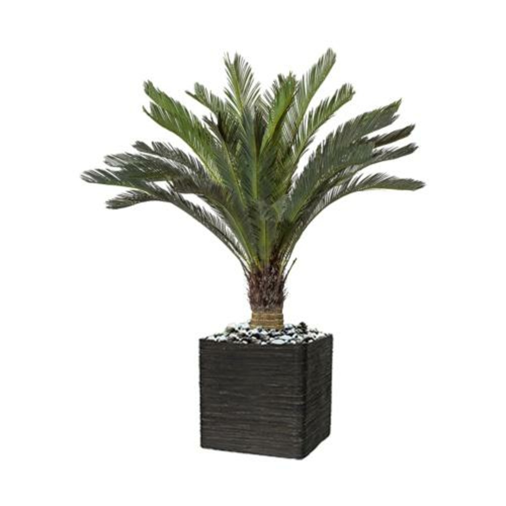 Palmier Artificiel Cycas H 130 cm en pot | Truffaut