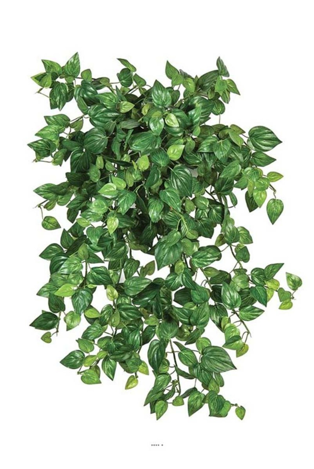 Mini chute de philodendron artificiel l 50cm vert