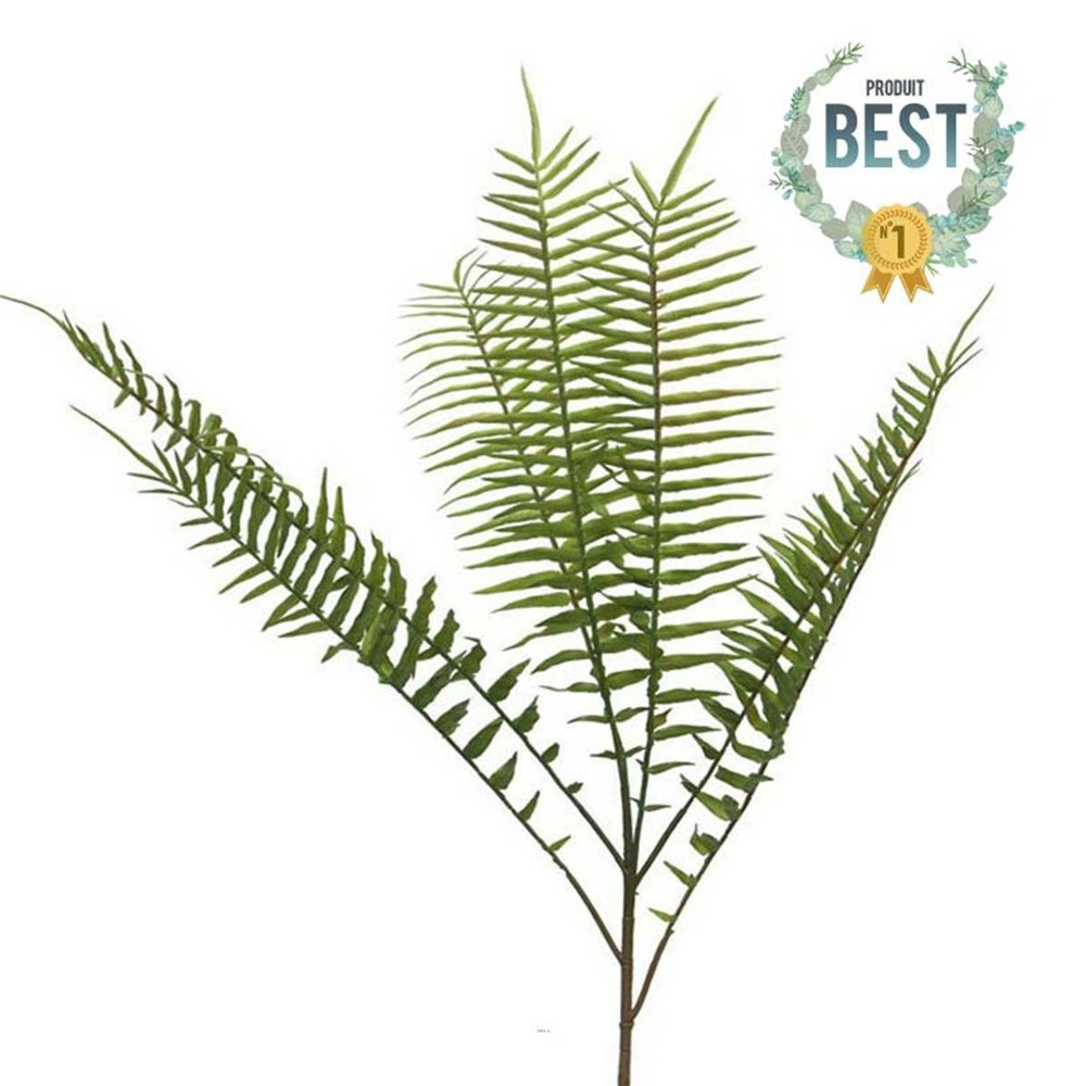Branche factice fougère des bois h85cm feuilles pe anti-uv - best