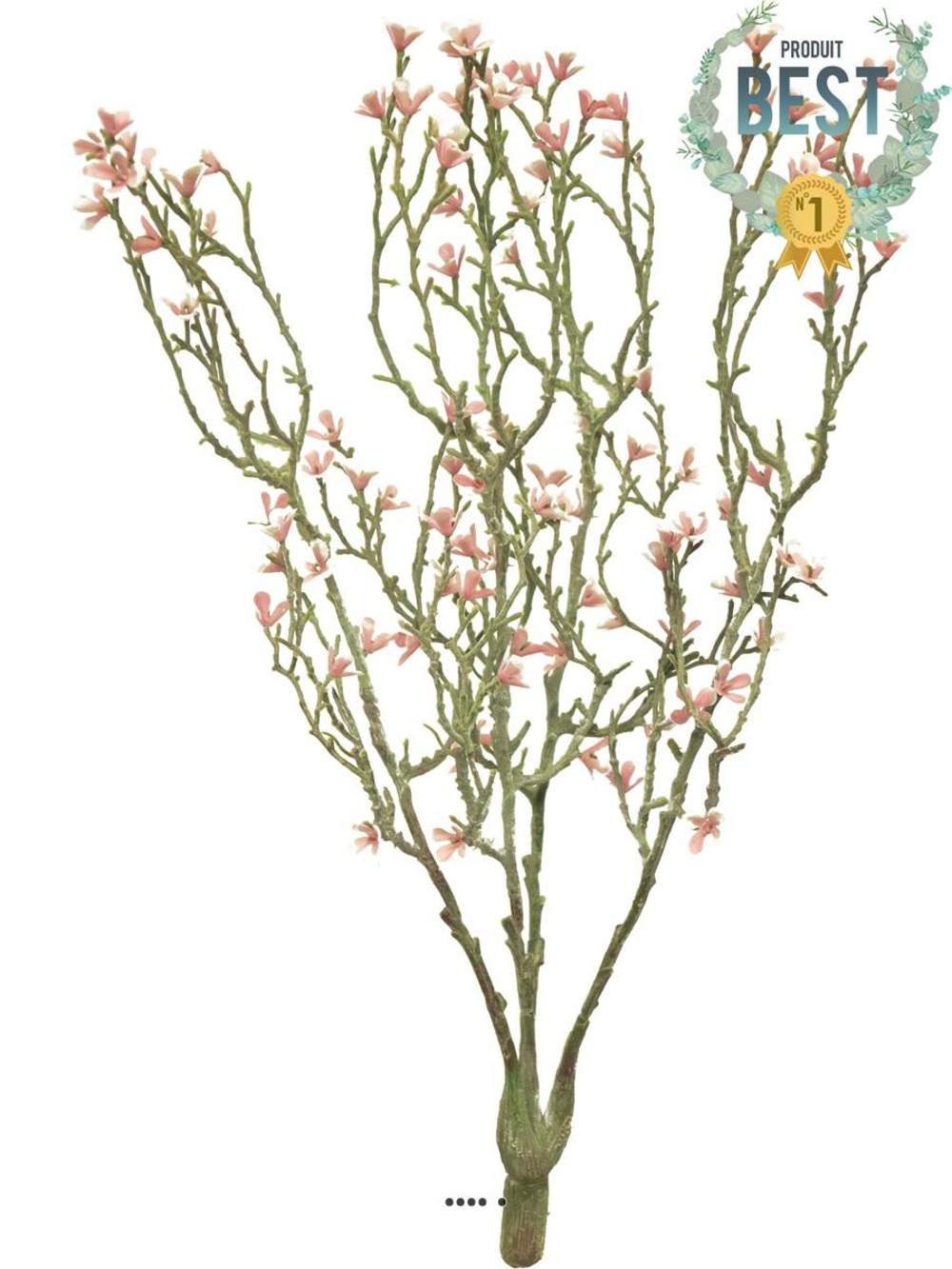 Jasmin artificiel en branche, 4 ramures, h 44 cm, rose - best - couleur: rose