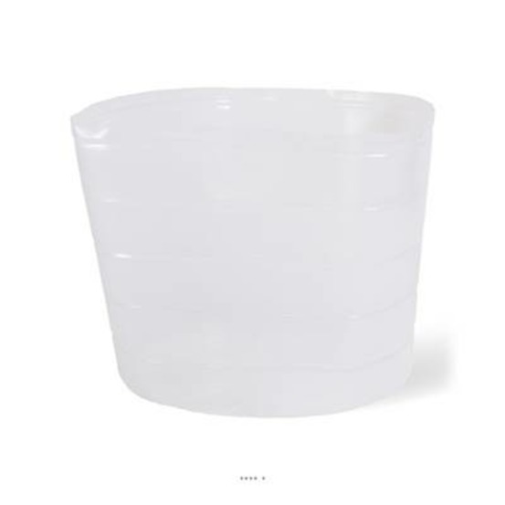 Liner de plantation facile silicone ø65cm h48cm int. Rond transparent - dimhaut: