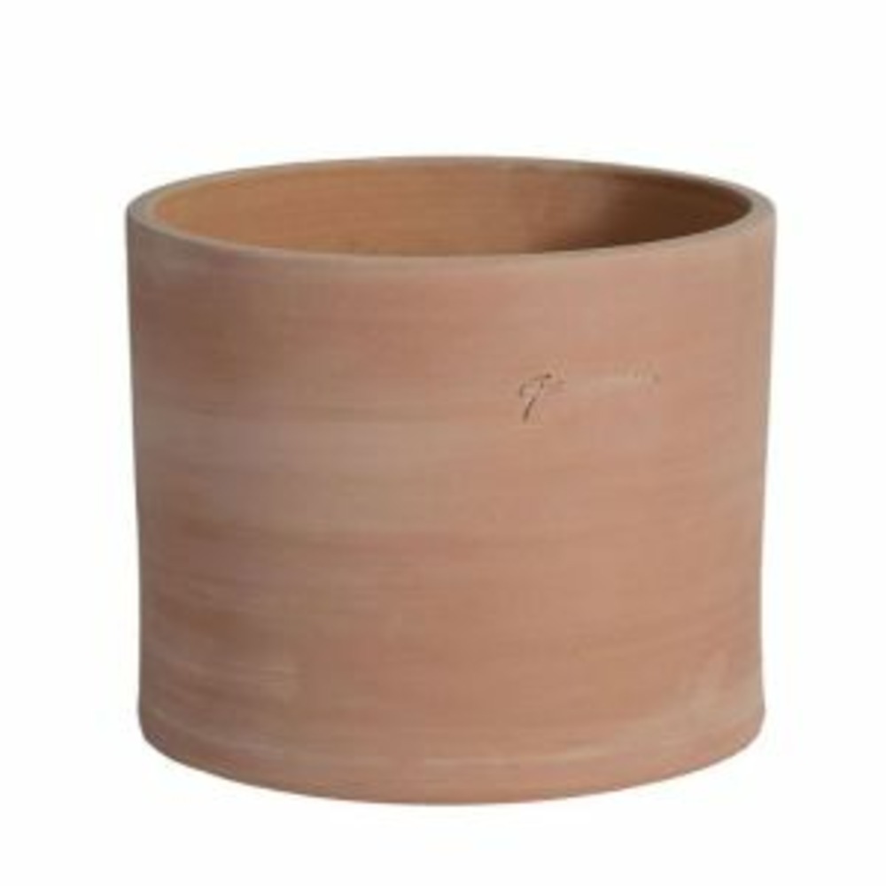 Pot cylindre droit en terre cuite d 17 cm x h 13 cm terre cuite - choisissez vot