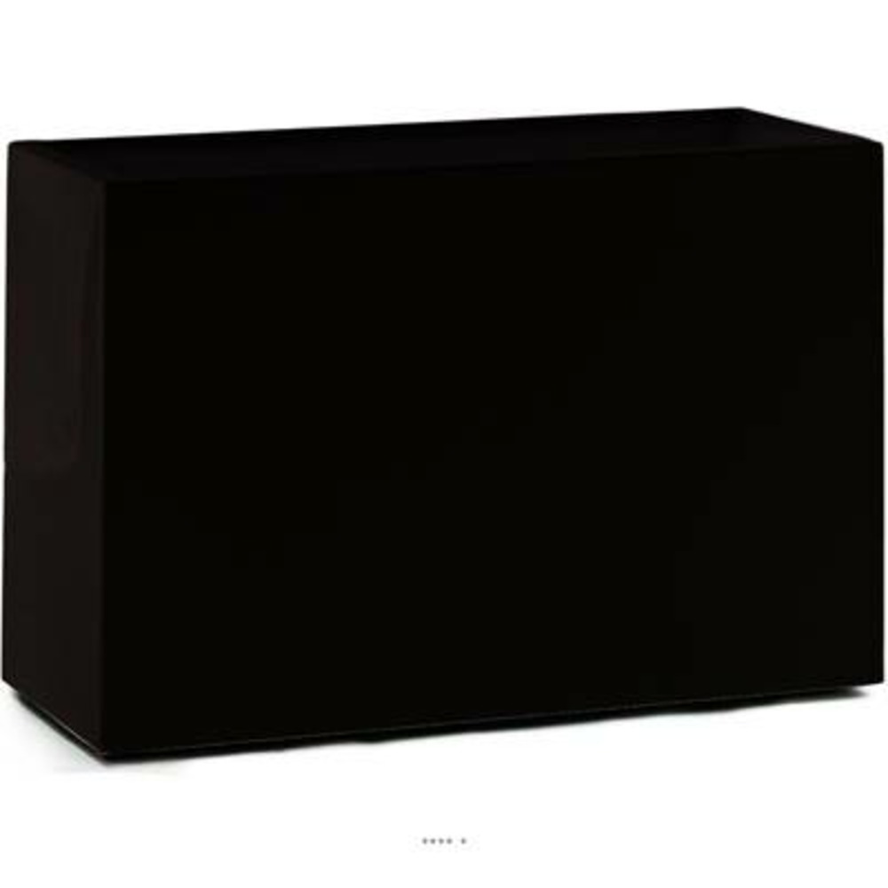 Bac fibres de verre gelcoat 40x90x60 cm cm ext. Claustra noir glossy - dimhaut: