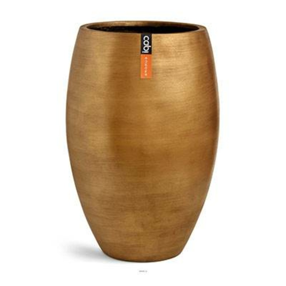 Grand vase deluxe rétro élégant h 62 x d 41 cm doré - choisissez votre hauteur: