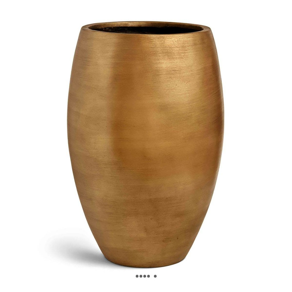 Grand vase deluxe rétro élégant h 84 x d 56 cm doré - choisissez votre hauteur: