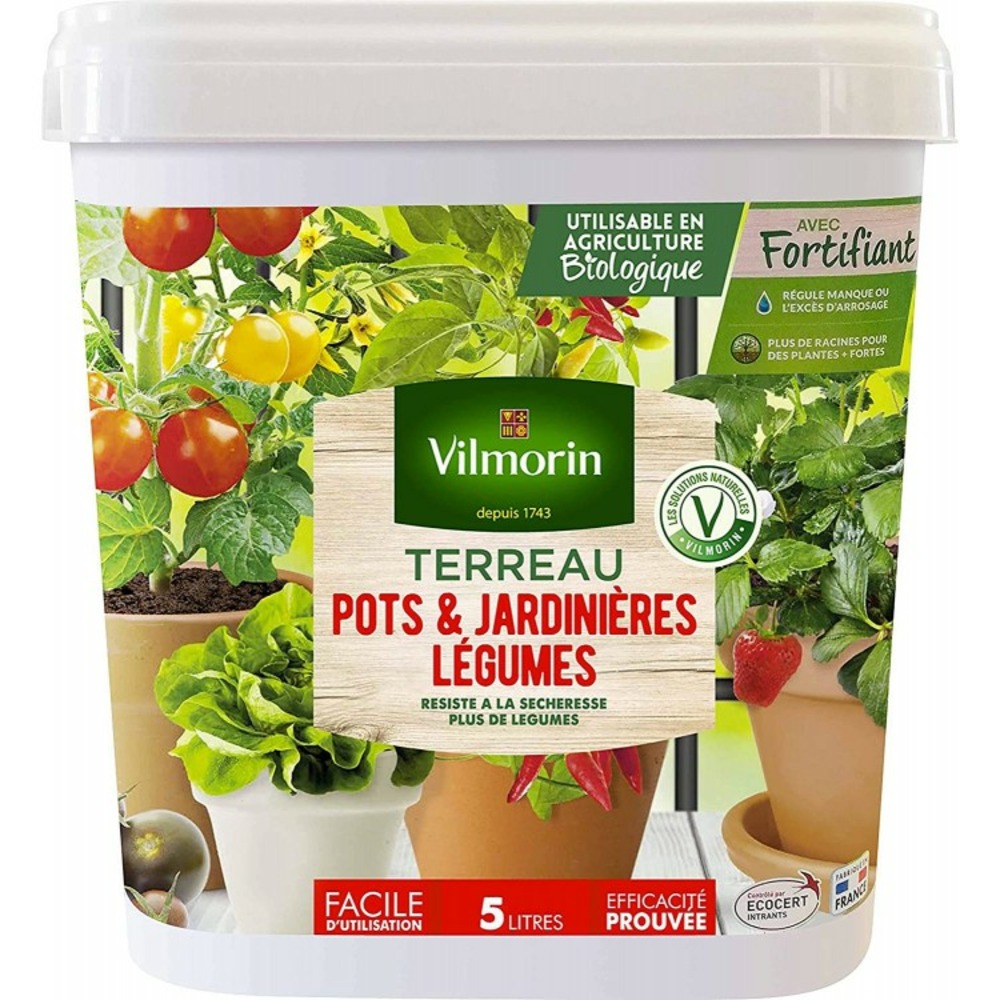 Jardinière légumes terreaux 5l