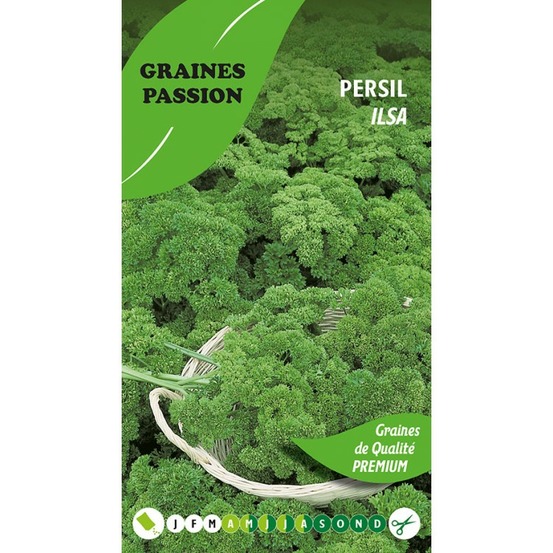 Graines passion, sachet de graines persil ilsa
