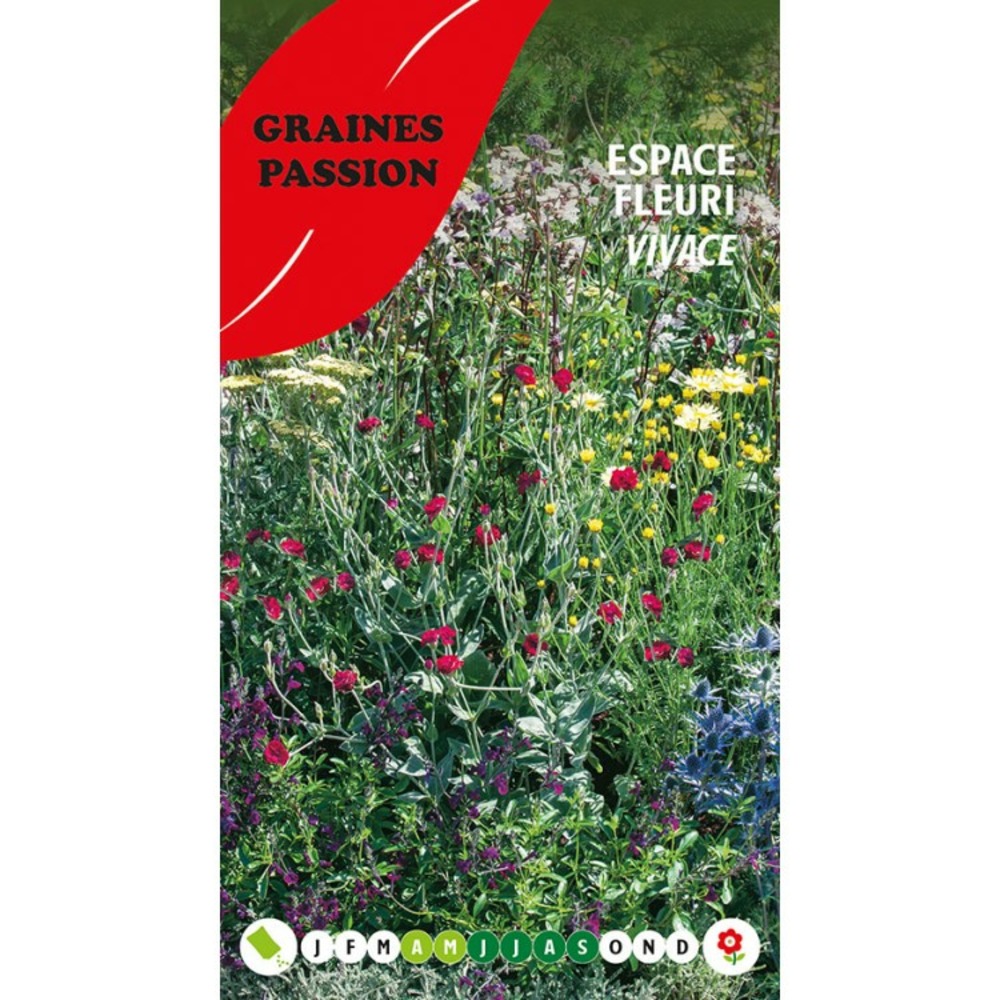Graines passion , sache de graines espace fleuri vivace