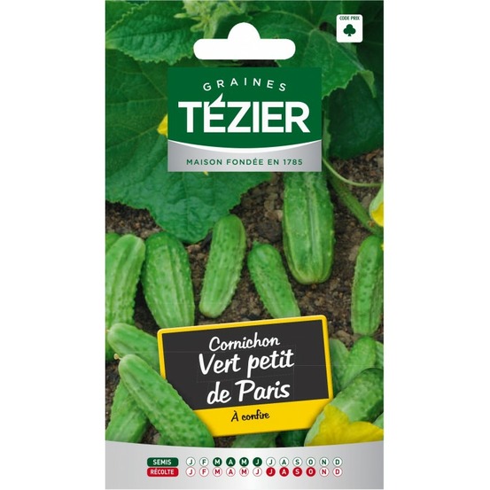 Cornichon vert petit de paris (e,n,)