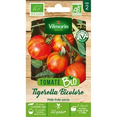 Vilmorin - tomate tigerella bicolore bio