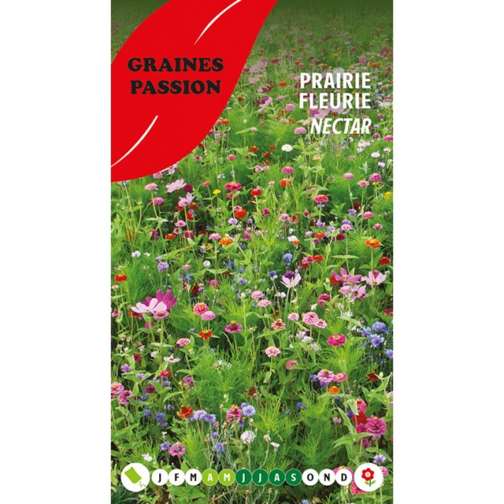 Graines passion , sachet de graines prairie fleurie nectar