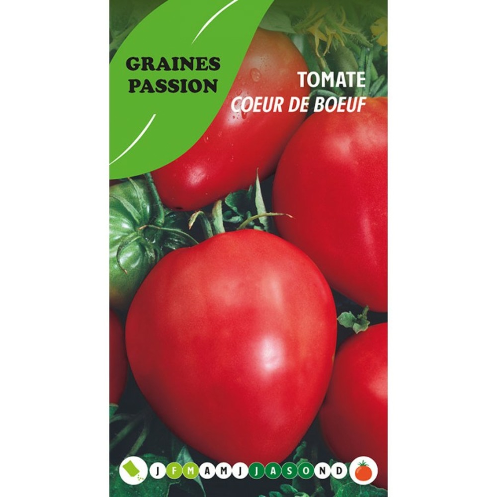 Graines passion, sachet de graines tomate coeur de boeuf
