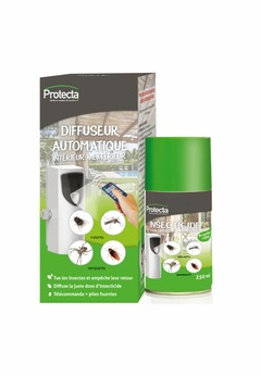 Diffuseur automatique d'insecticides au pyrèthre végétal + 1 recharge