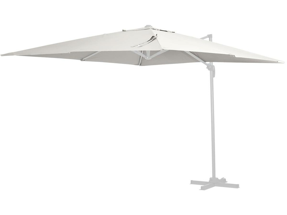 Toile pour parasol jardin déporté "sun 3" - 3 x 3 m - ecru