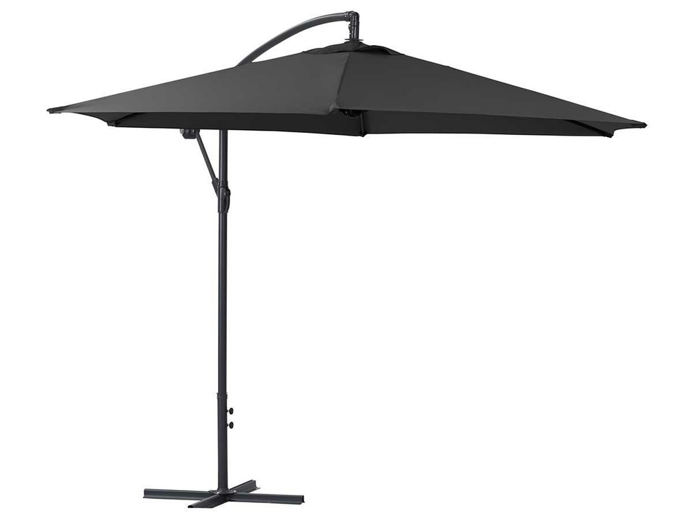 Parasol déporté ilios - noir