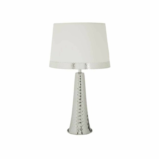 Lampe de table en métal tower 30 x 54 cm argent
