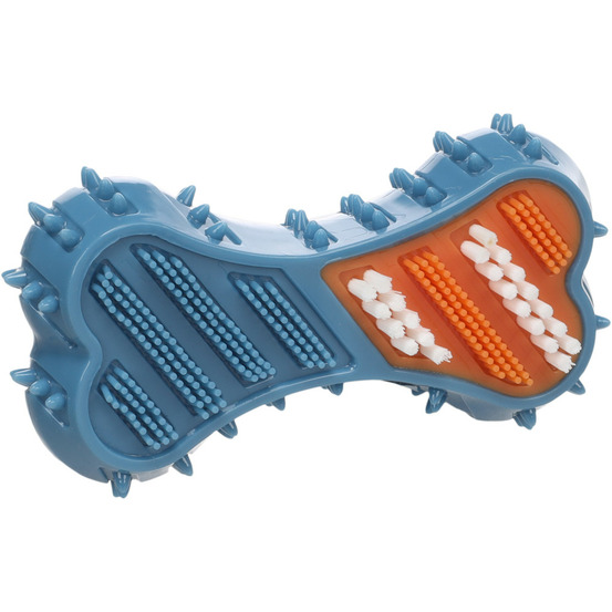 Jeux habru os bleu 14,5x7,7x4,3 cm pour chien