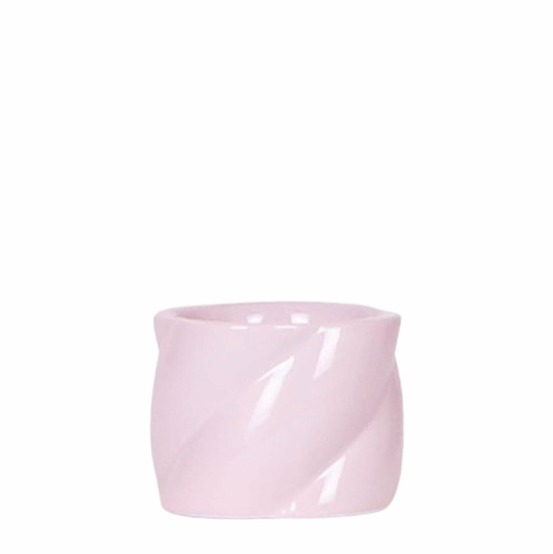 Pot en céramique candy rose