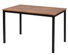 Table a manger rectangulaire design industriel moderne metal