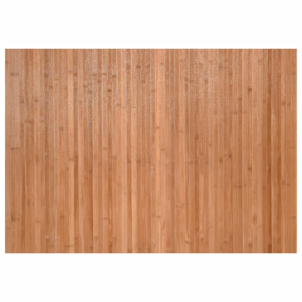 Tapis rectangulaire naturel 70x200 cm bambou