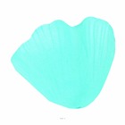 Petales de Rose artificiels x 100 Turquoise avec Feuilles en tissu