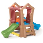 Step2 play up clubhouse climber aire de jeux enfant avec 2 toboggans