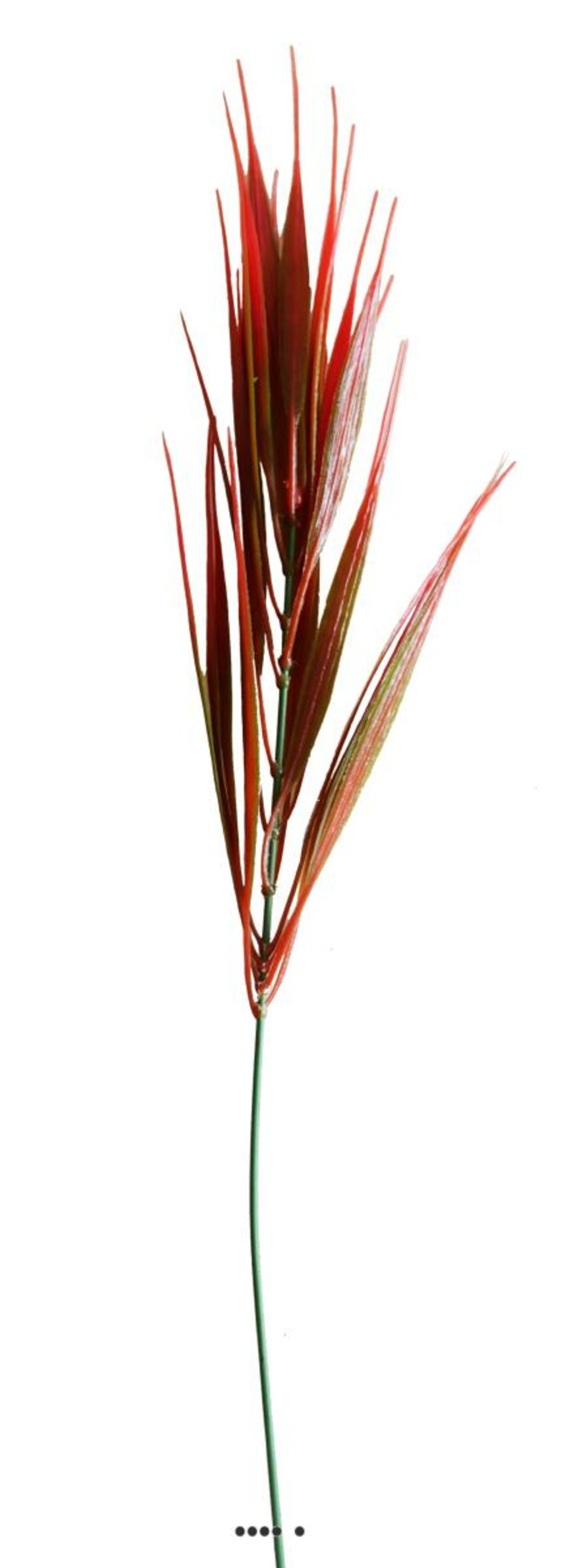 Herbe artificielle Vert-Rouge en piquet