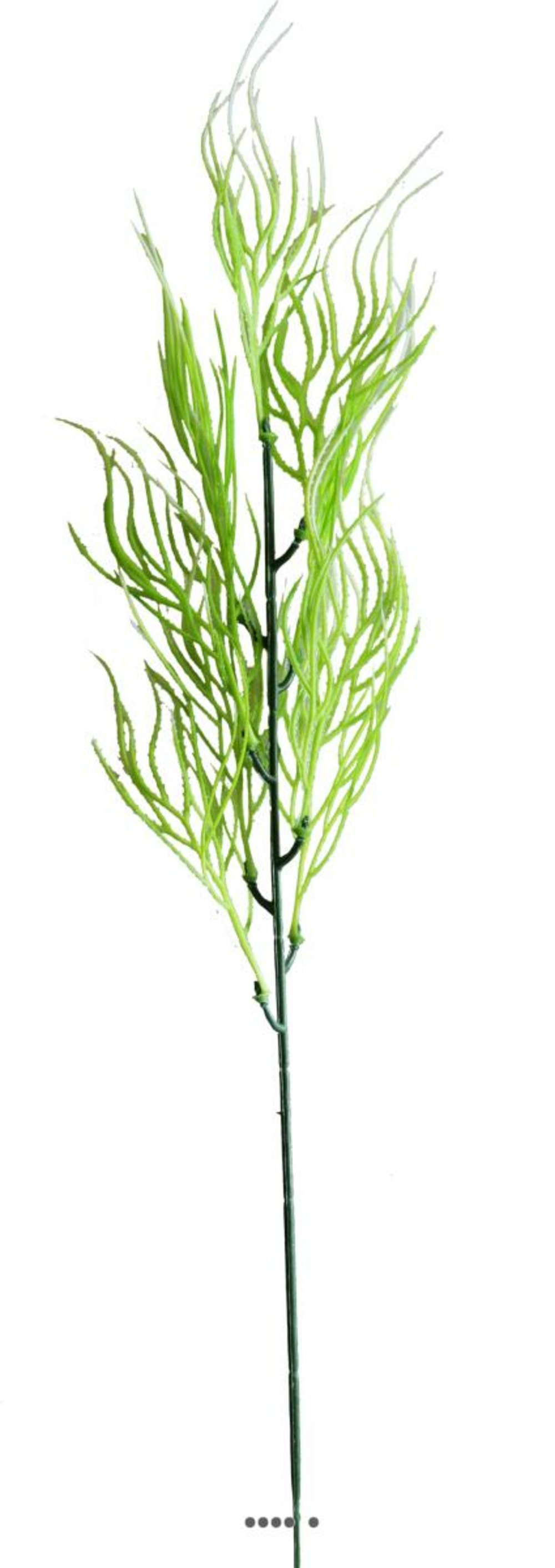 Branche herbe de corail factice h49cm plastique ext aerien blanc-vert - couleur:
