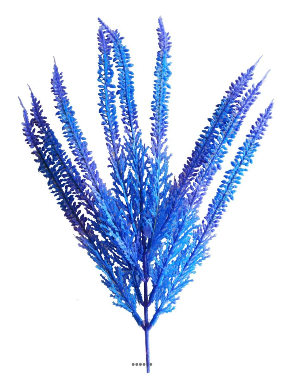 Pic de thuya factice h27cm plastique extérieur 9 ramures mauve violet - couleur: