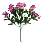 Bouquet d'orchidées artificielles 21 fleurs hauteur 33 cm superbe rose - co