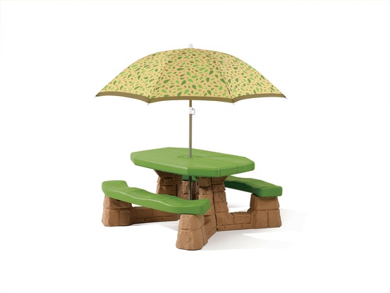 Table picnic Naturally Playful parasol socle