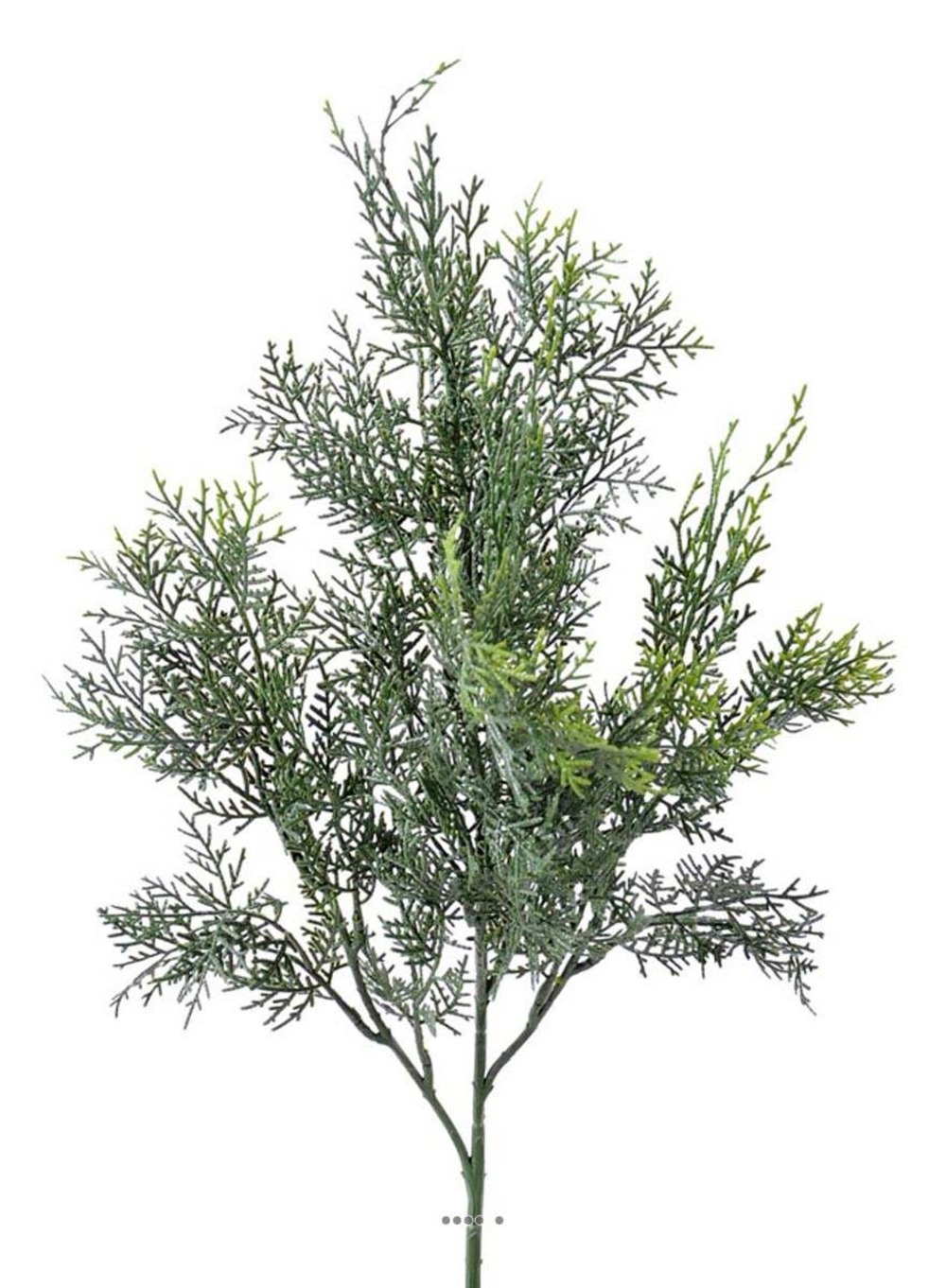 Thuya artificiel en piquet plastique h 55 cm l 30 cm extérieur