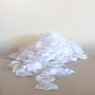 Pétales rose factice x200 feuilles papier gauffré d5cm blanc neige - couleur: blanc neige