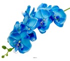 Orchidee tao artificielle h 105 cm 8 fleurons 5 boutons qualite pro bleu royal -