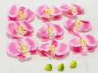 Têtes fleurons orchidée phalaenopsis factice x9 3 boutons rose soutenu - couleur