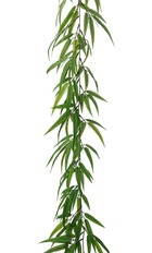 Guirlande de feuillage de bambou artificiel l 180 cm