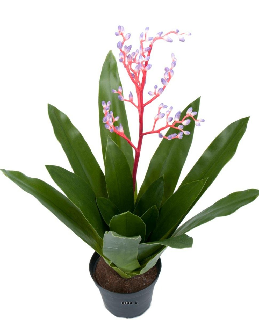 BromÃ©lia fleurie artificielle en pot