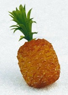 Ananas artificiel grande taille en plastique soufflé h 240x120 mm