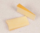 Tranche de fontina fromage en lot de 2 plastique soufflé l 160x75 mm