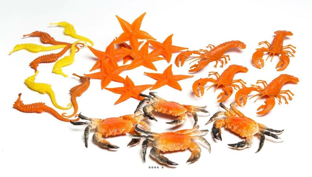 Assortiment de 24 petits crustacés en | Truffaut