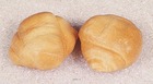 Boule de pain artificielle en lot de 2 plastique soufflé l 120x110 mm