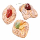 Gateau biscuit aliment factice x3 aux fruits assortis décoration