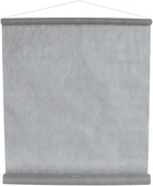 Tenture de salle uni gris en tissu non tissé 80 cm x 12 m - couleur: argent