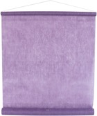 Tenture de salle uni parme en tissu non tissé 80 cm x 12 m - couleur: lavande