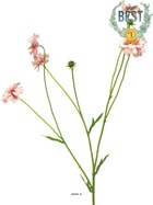 Centaurée artificielle, 3 ramures, h 64 cm rose-crème - best - couleur: rose-crè