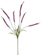 Veronique fleur factice h80cm 6fleurs superbe de réalisme mauve violet - couleur
